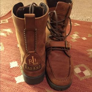 Lauren Ralph Lauren Leather Ranger Boots